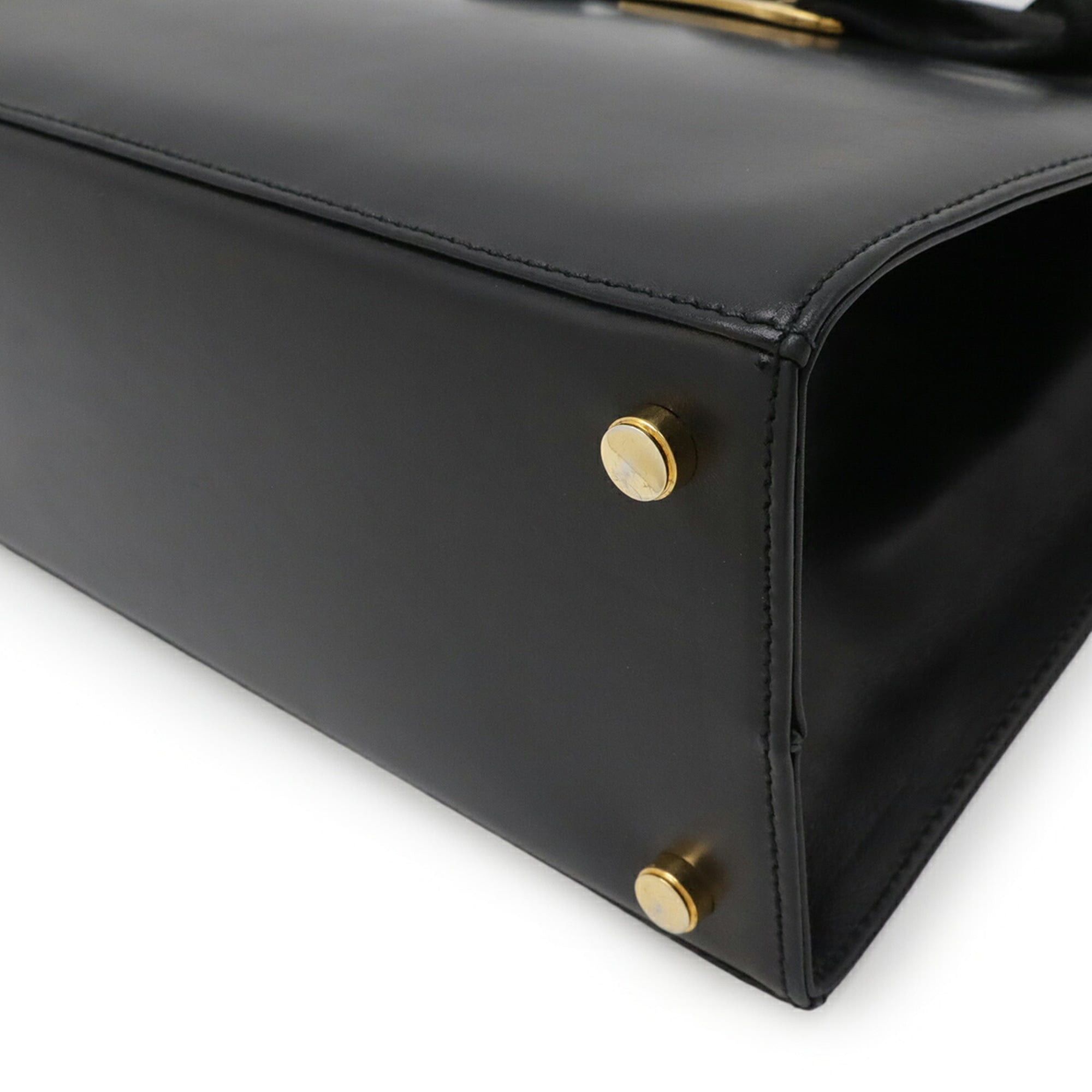 Salvatore Ferragamo Salvatore Ferragamo Vara handbag/shoulder bag in black leather (BA214178) Size ONE SIZE - 4 Thumbnail