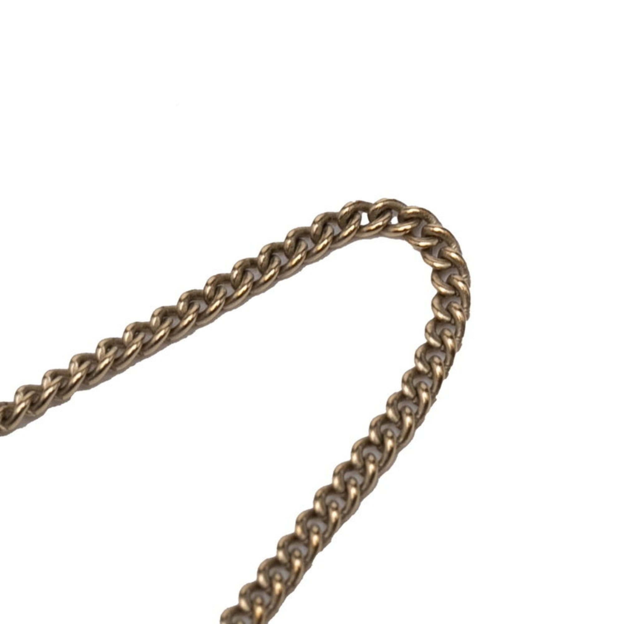 Chanel Chanel Coco Mark Necklace, Gold Plated, Women's, CHANEL Size ONE SIZE - 4 Thumbnail