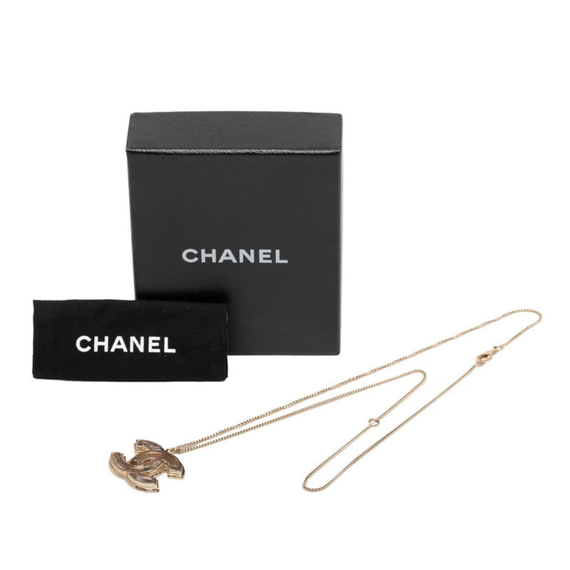 Chanel Chanel Coco Mark Necklace, Gold Plated, Women's, CHANEL Size ONE SIZE - 7 Thumbnail