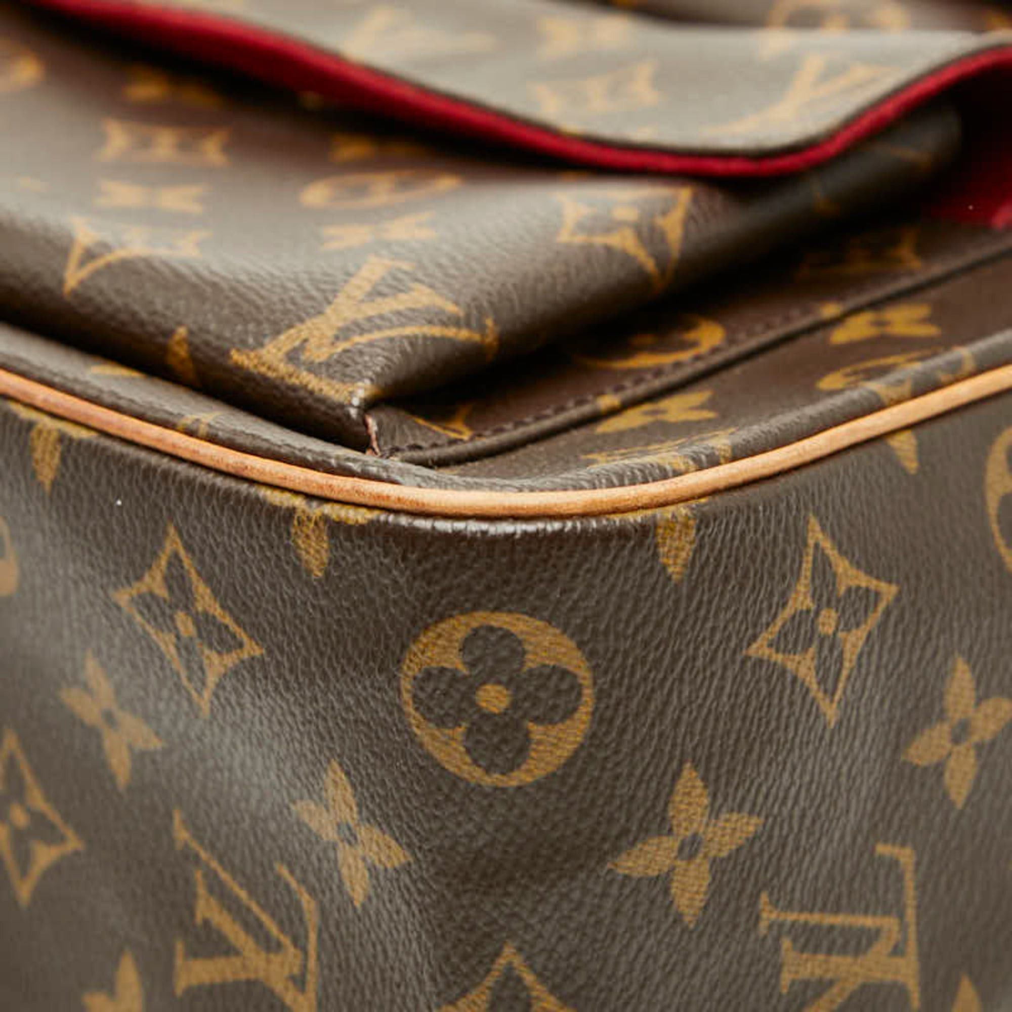 Louis Vuitton Louis Vuitton Monogram Excentric Cite Handbag M51161 Brown Leather Women's LOUIS VUITTON Size ONE SIZE - 4 Thumbnail