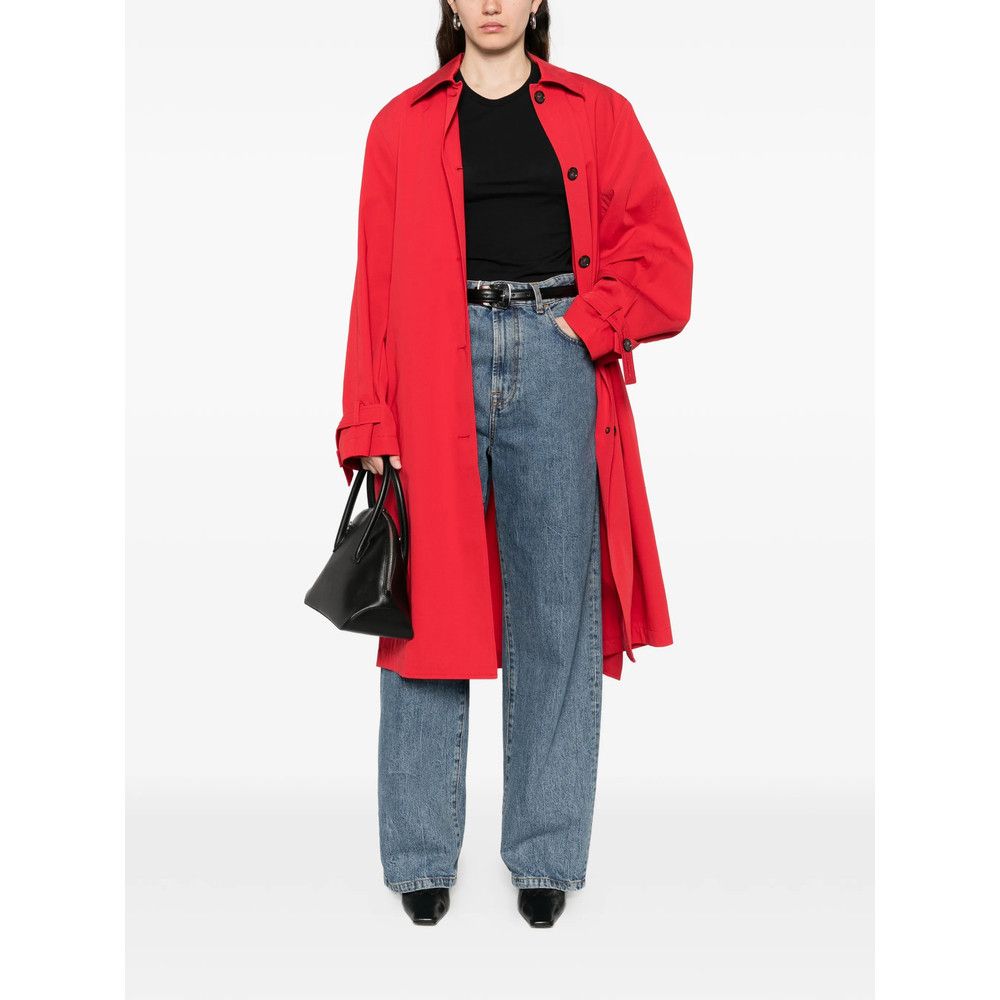 Toteme Toteme RED Coats - Single Breasted Coats Size XS / US 0-2 / IT 36-38 - 4 Thumbnail