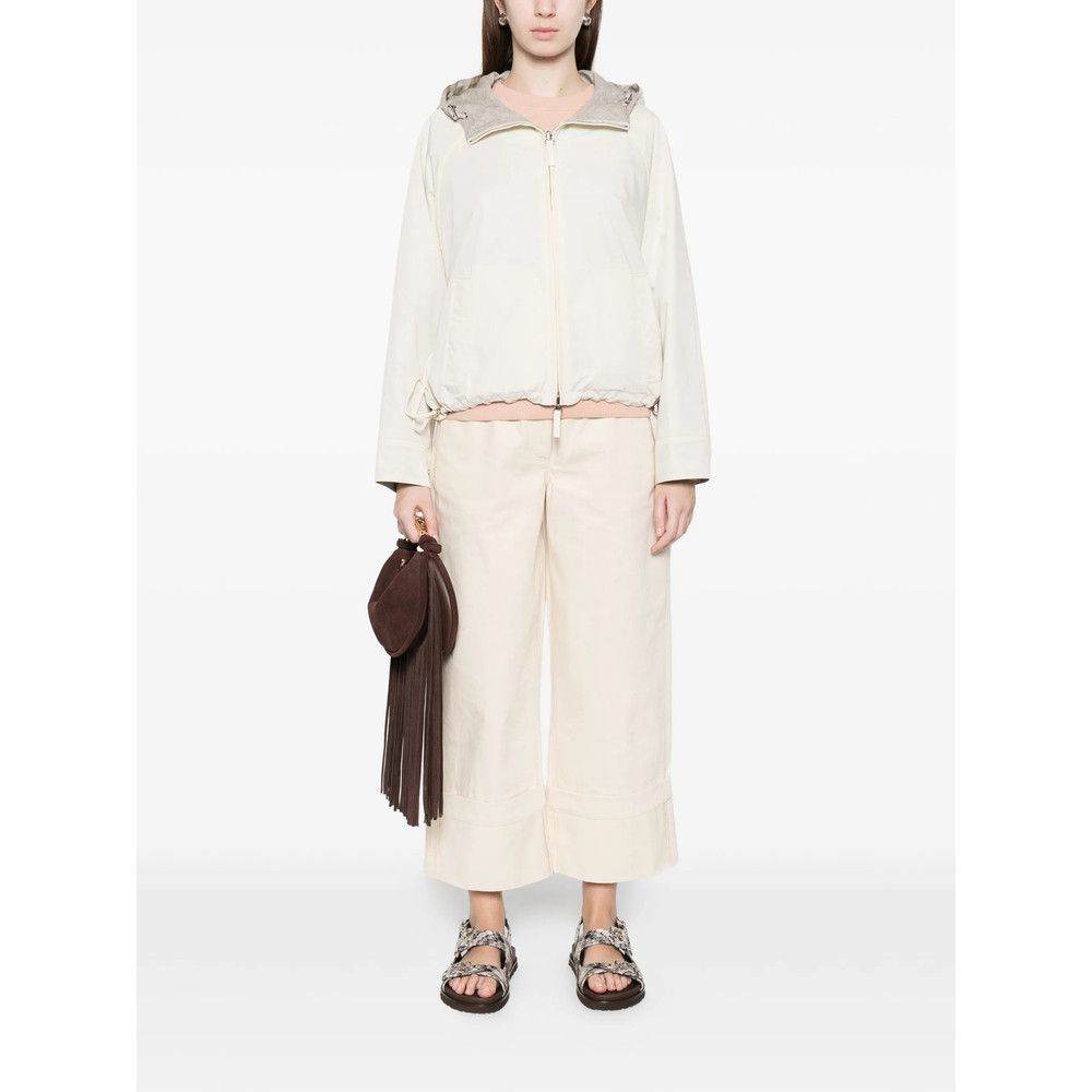 Yves Salomon Yves Salomon NEUTRALS Jackets - Bomber Jackets Size M / US 6-8 / IT 42-44 - 5 Thumbnail