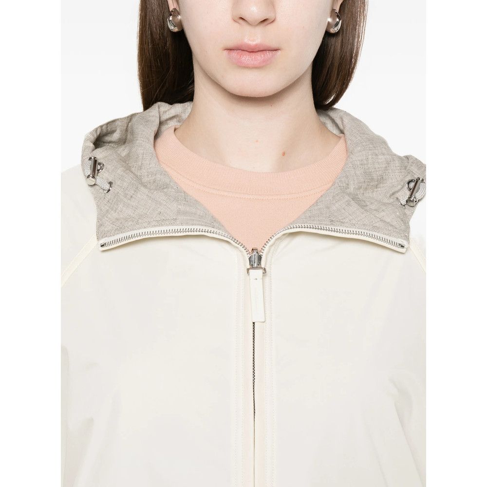 Yves Salomon Yves Salomon NEUTRALS Jackets - Bomber Jackets Size M / US 6-8 / IT 42-44 - 2 Thumbnail
