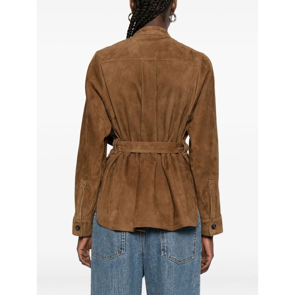 Yves Salomon Yves Salomon BROWN Jackets - Leather Jackets Size S / US 4 / IT 40 - 5 Thumbnail