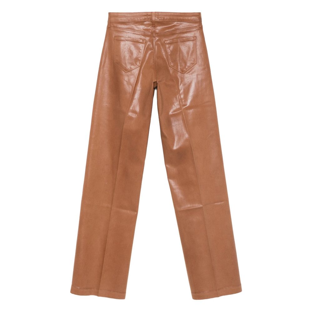 L'AGENCE L'agence BROWN Denim - Straight-Leg Jeans Size 25" / US 0 / IT 36 - 3 Thumbnail