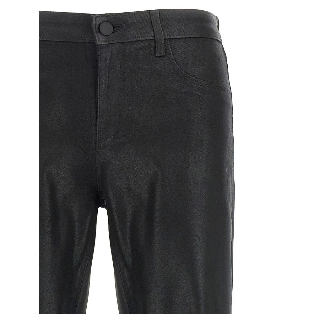 L'AGENCE L'agence BLACK Denim - Flared Jeans Size 25" / US 0 / IT 36 - 2 Thumbnail