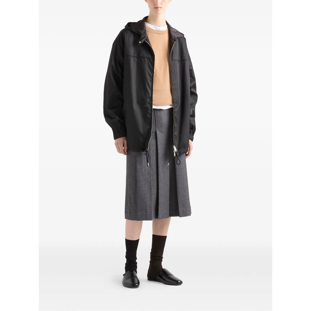 Prada Prada BLACK Jackets - Oversized Jackets Size S / US 4 / IT 40 - 3 Thumbnail