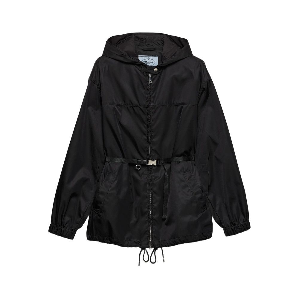 Prada Prada BLACK Jackets - Oversized Jackets Size S / US 4 / IT 40 - 2 Thumbnail