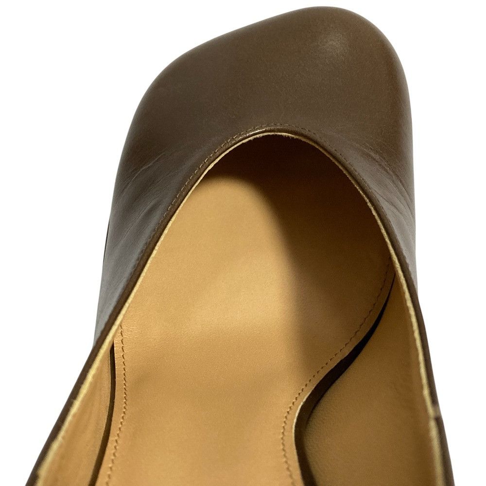 Bottega Veneta Bottega Veneta Bottega Veneta Square Toe Leather Pumps Leather Shoes DUTY FREE for USA Size ONE SIZE - 10 Thumbnail