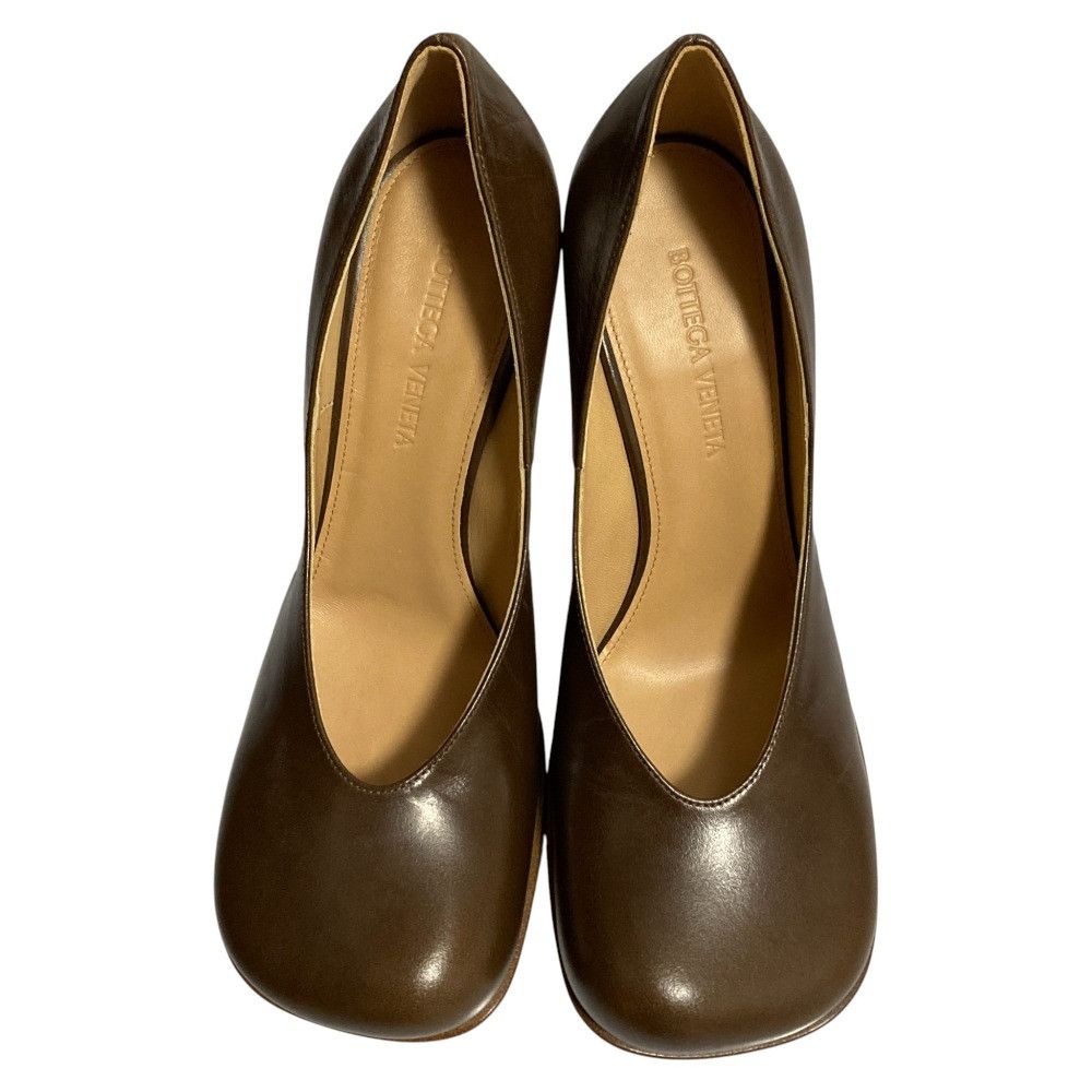 Bottega Veneta Bottega Veneta Bottega Veneta Square Toe Leather Pumps Leather Shoes DUTY FREE for USA Size ONE SIZE - 3 Thumbnail