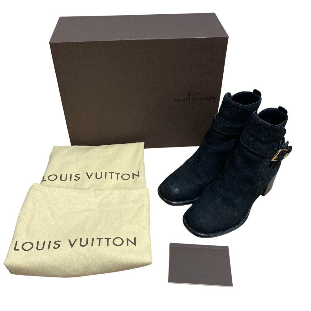 Louis Vuitton Louis Vuitton Louis Vuitton Leather Ankle Boots Leather Shoes DUTY FREE for USA Size ONE SIZE - 16 Thumbnail