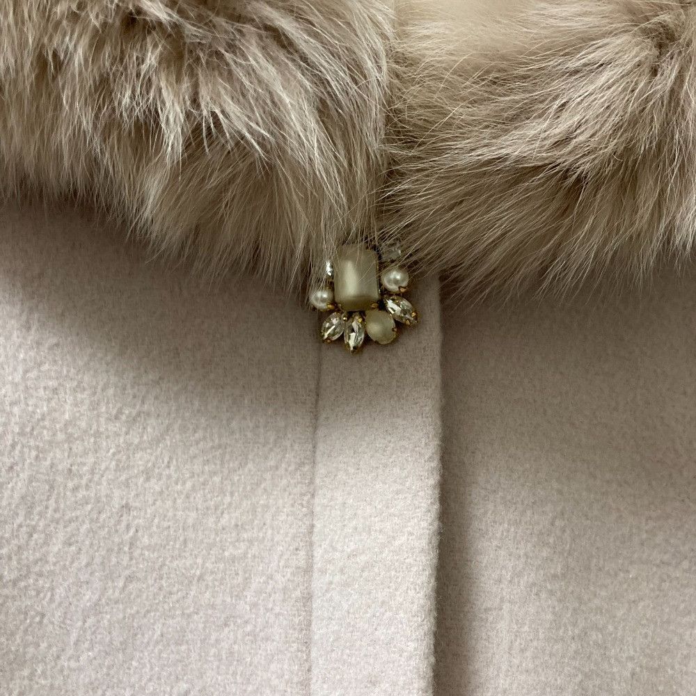 Other Other Apuweiser-riche 5WAY No Collar Wool Coat Fur Outerwear DUTY FREE for USA Size ONE SIZE - 4 Thumbnail
