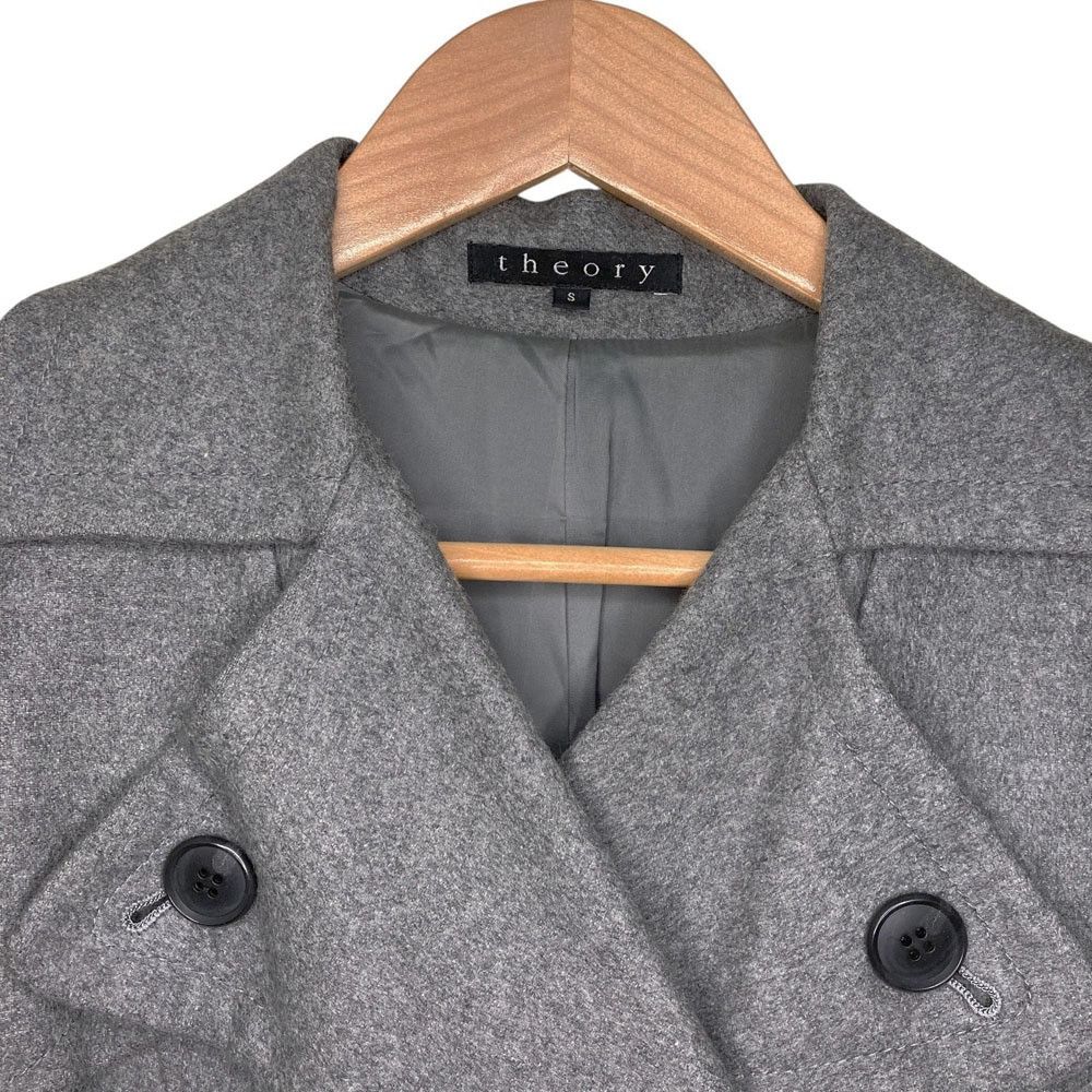 Theory Theory Theory 100% Cashmere Trench Coat Textile Outerwear DUTY FREE for USA Size ONE SIZE - 3 Thumbnail