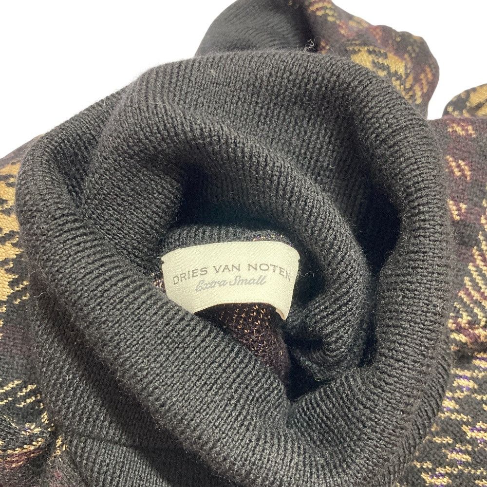 Other Other Dries Van Noten Check Turtleneck Knit Sweater Textile Tops DUTY FREE for USA Size ONE SIZE - 6 Thumbnail