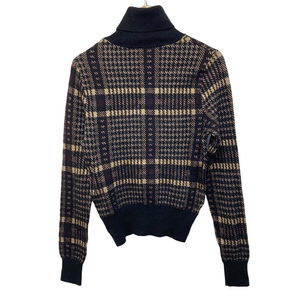 Other Other Dries Van Noten Check Turtleneck Knit Sweater Textile Tops DUTY FREE for USA Size ONE SIZE - 2 Thumbnail