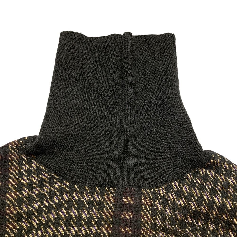 Other Other Dries Van Noten Check Turtleneck Knit Sweater Textile Tops DUTY FREE for USA Size ONE SIZE - 4 Thumbnail