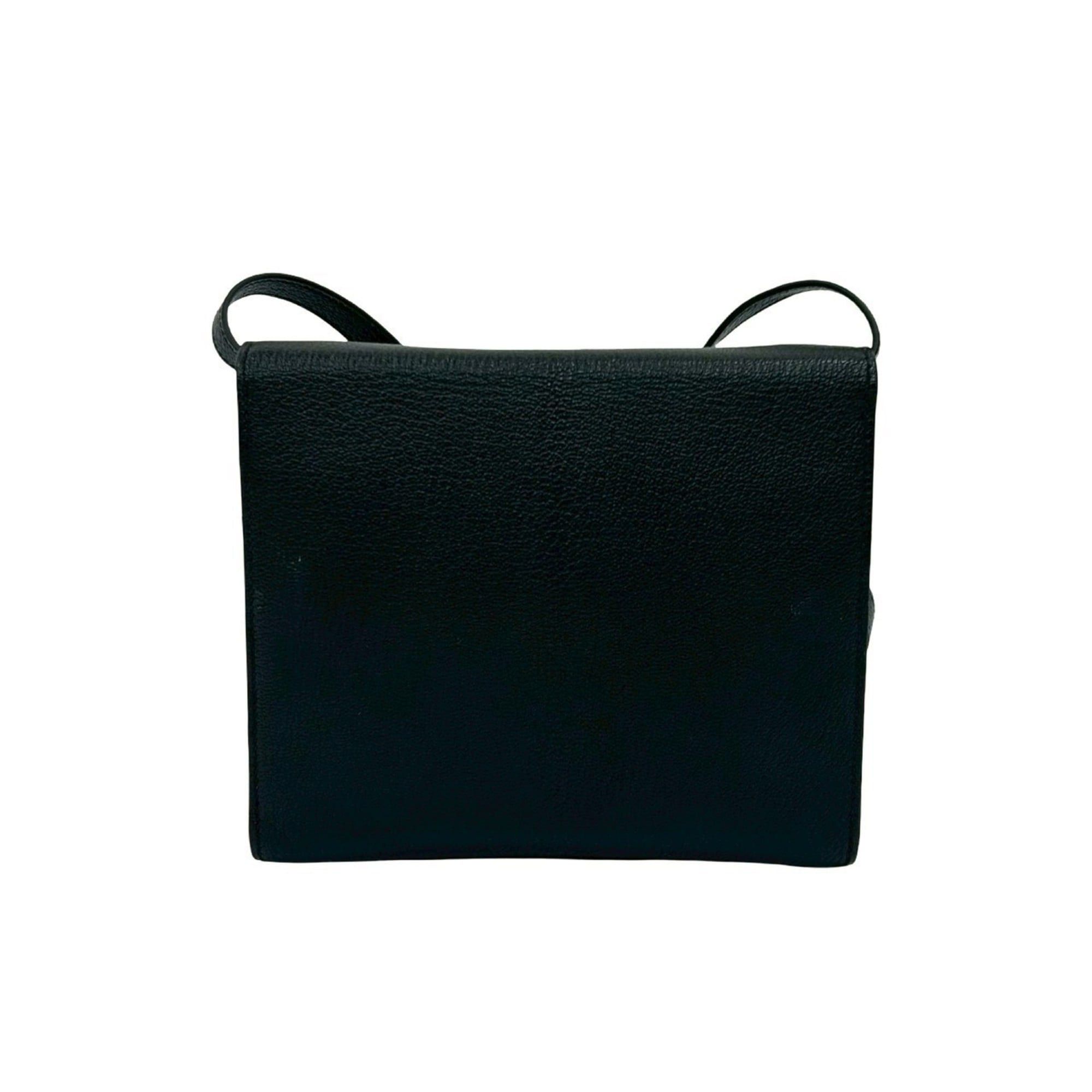 Hermes Y HERMES Hermès Click 16 Chevre Leather Shoulder Bag/Pochette Black 30486 Size ONE SIZE - 3 Thumbnail