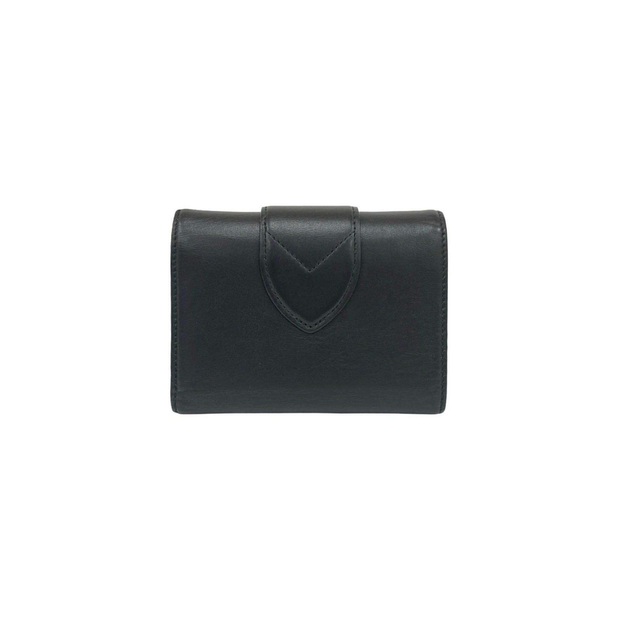 Louis Vuitton LOUIS VUITTON Pont Neuf Compact Portefeuille LV Leather Tri-fold Wallet Black 03449 Size ONE SIZE - 2 Thumbnail