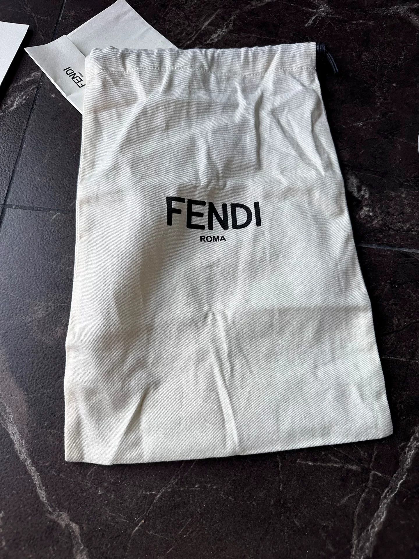 Fendi Fendi FF Pattern Leather Women's Belt Size ONE SIZE - 8 Thumbnail
