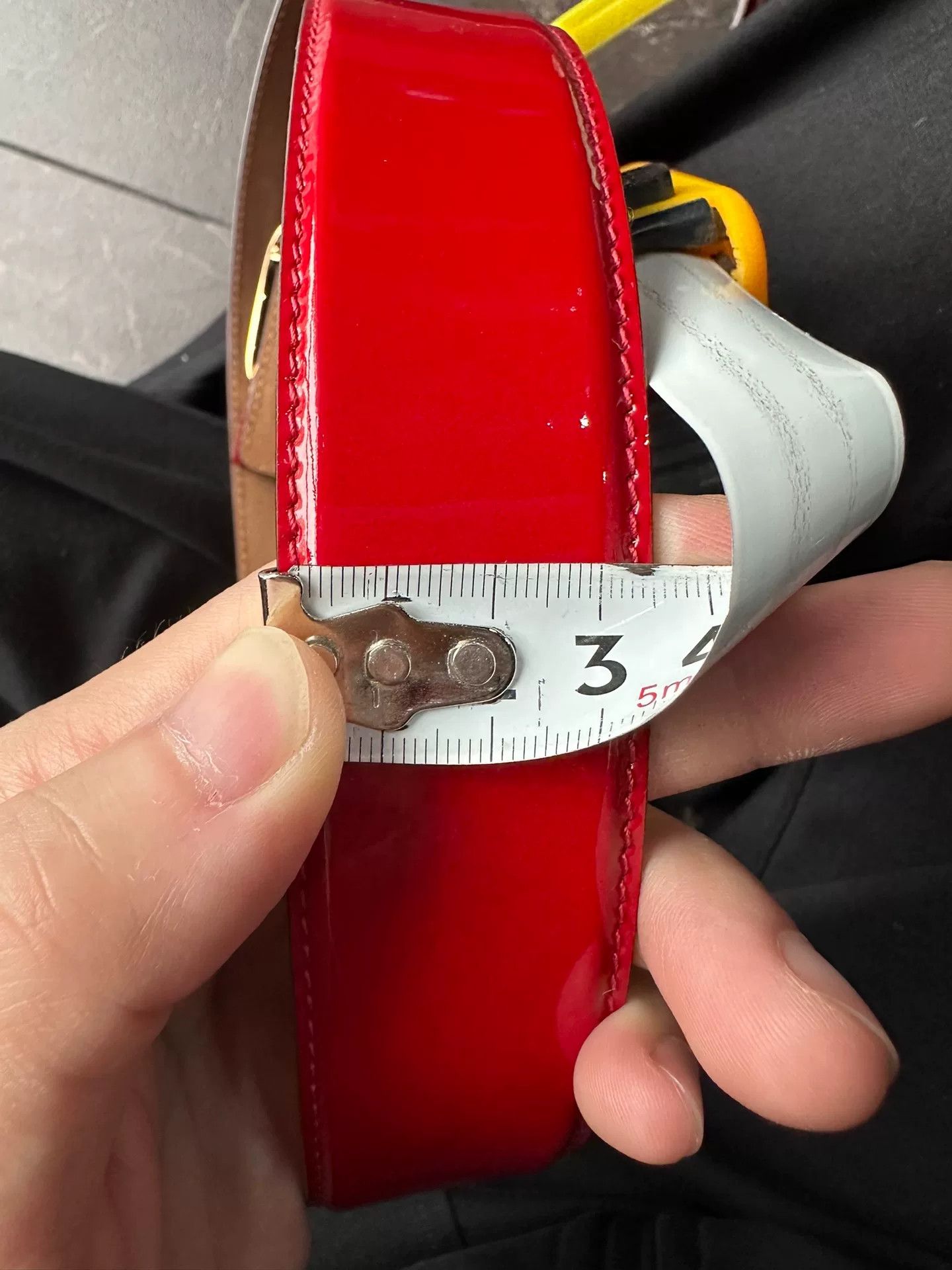 Salvatore Ferragamo Ferragamo Red Patent Leather Belt Size ONE SIZE - 9 Thumbnail