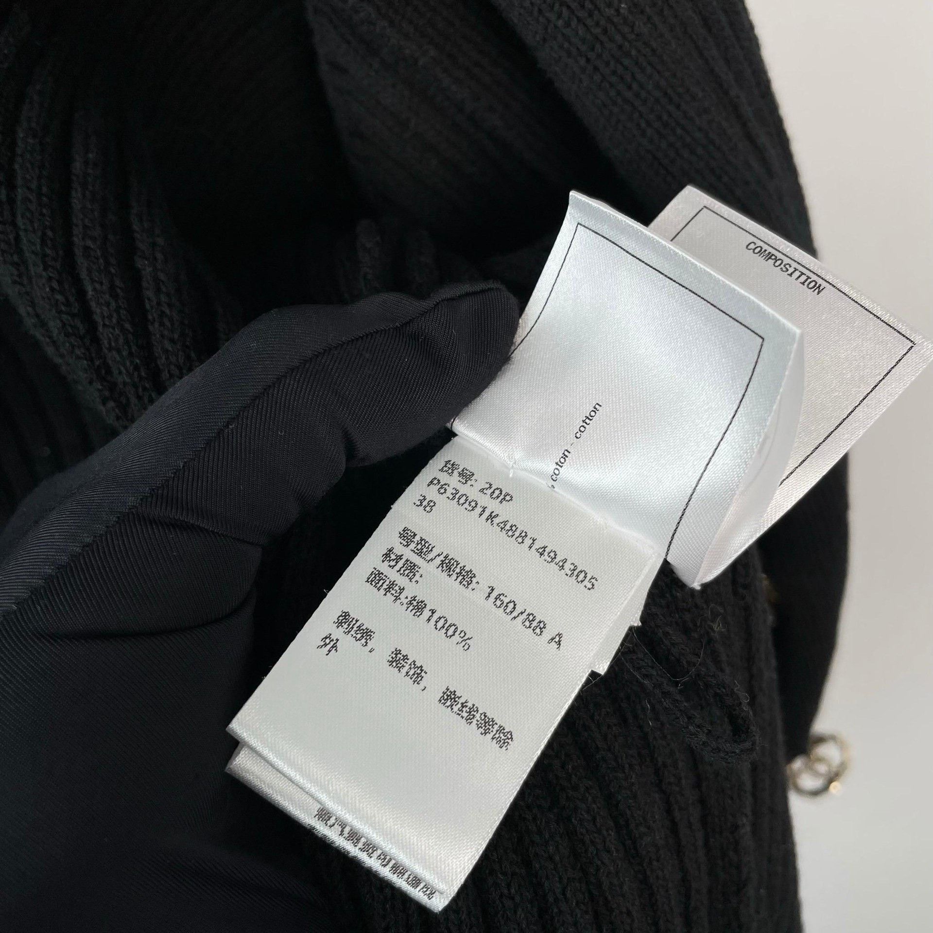 Chanel Chanel Black Gold Button Knit Cardigan Size M / US 6-8 / IT 42-44 - 7 Thumbnail