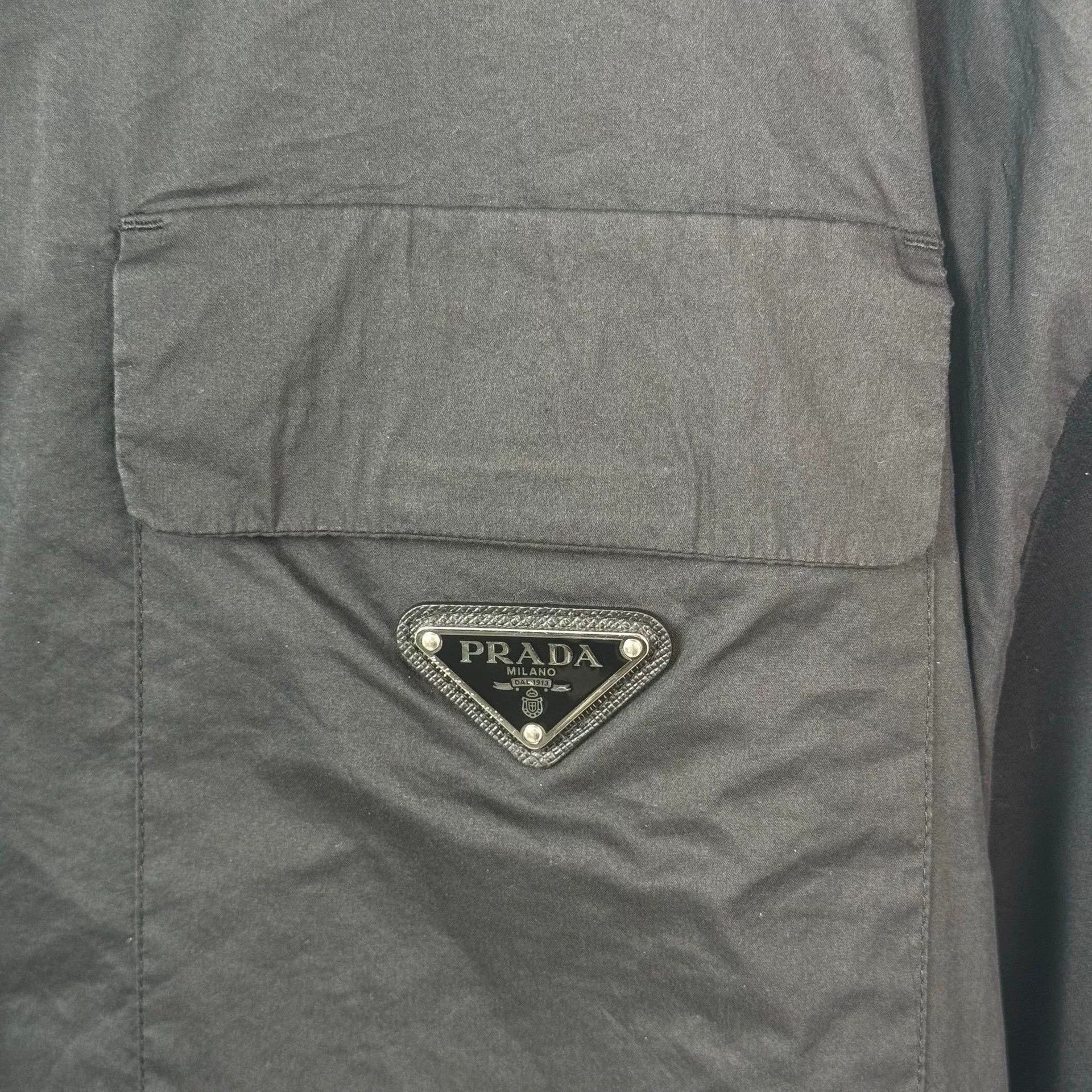 Prada Prada Black Short-Sleeve Top Size M / US 6-8 / IT 42-44 - 4 Thumbnail