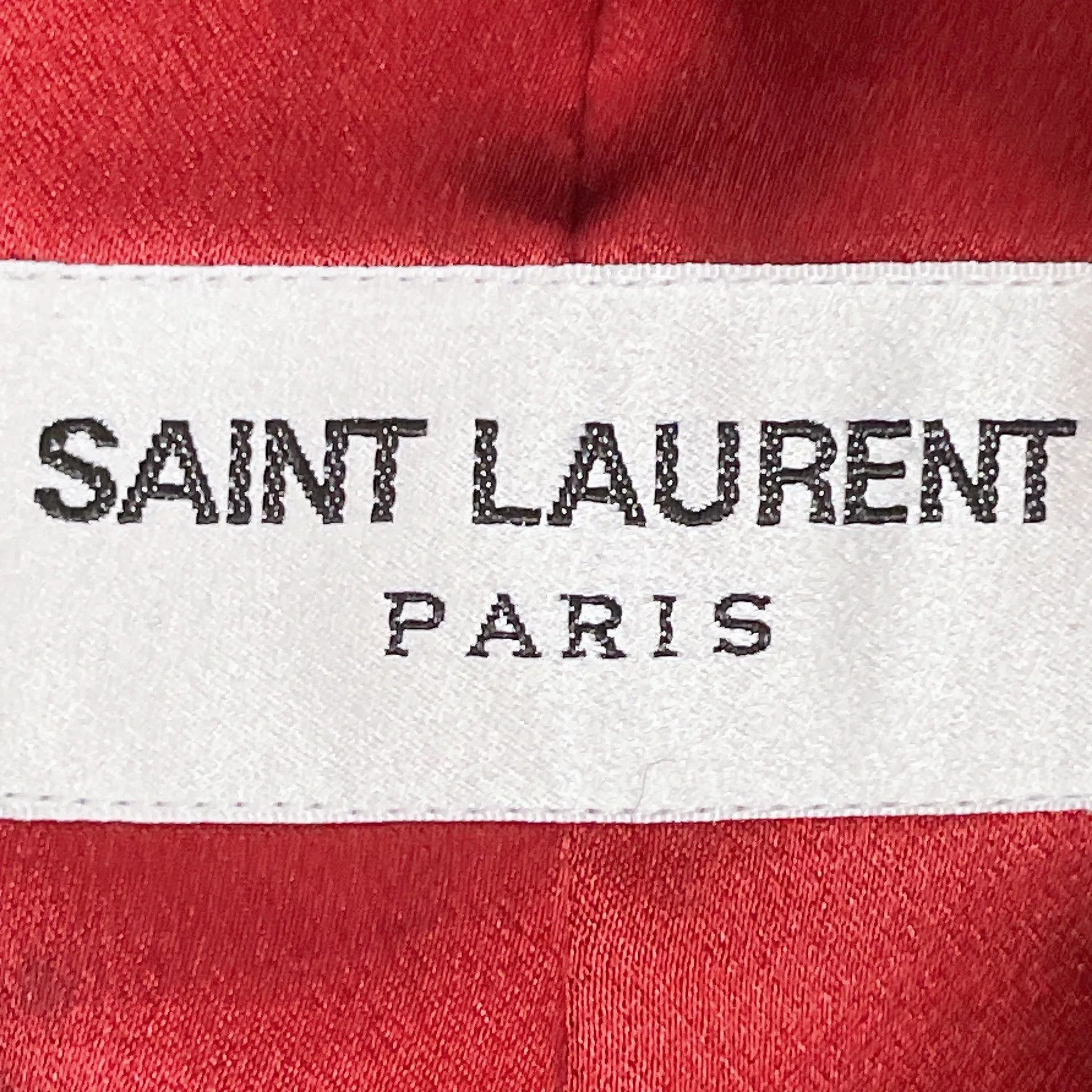 Yves Saint Laurent YSL Red Embroidered Jacket Size M / US 6-8 / IT 42-44 - 3 Thumbnail