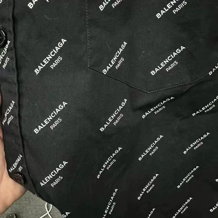 Balenciaga Balenciaga All-Over Print Shirt Size 39 Size US XXS / EU 40 - 3 Thumbnail