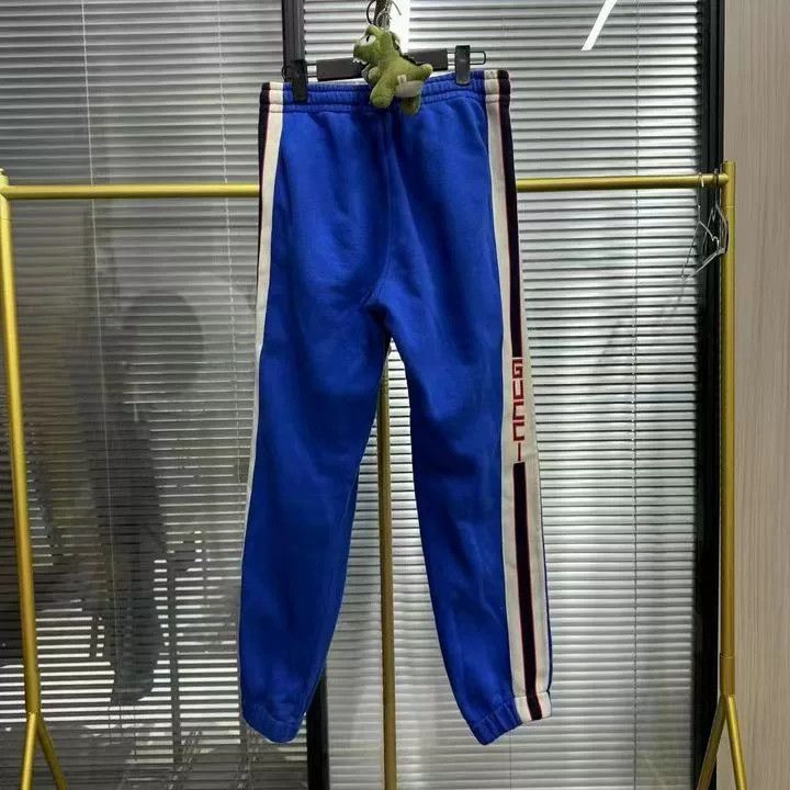 Gucci Gucci Blue Side Logo Sweatpants S Size US 30 / EU 46 - 3 Thumbnail