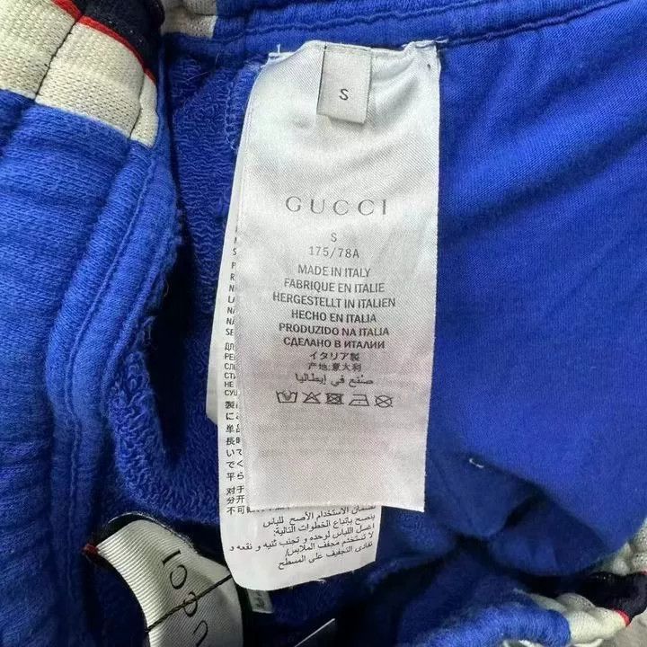 Gucci Gucci Blue Side Logo Sweatpants S Size US 30 / EU 46 - 4 Thumbnail
