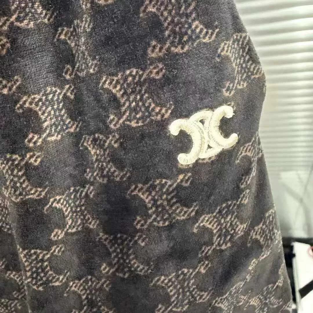 Celine Celine Triomphe Monogram Logo Pants S Size 26" / US 2 / IT 38 - 3 Thumbnail