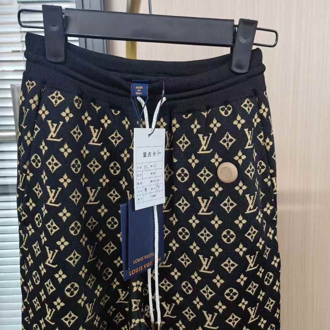 Louis Vuitton Louis Vuitton Monogram Knit Sweatpants XS Size 22" - 2 Thumbnail