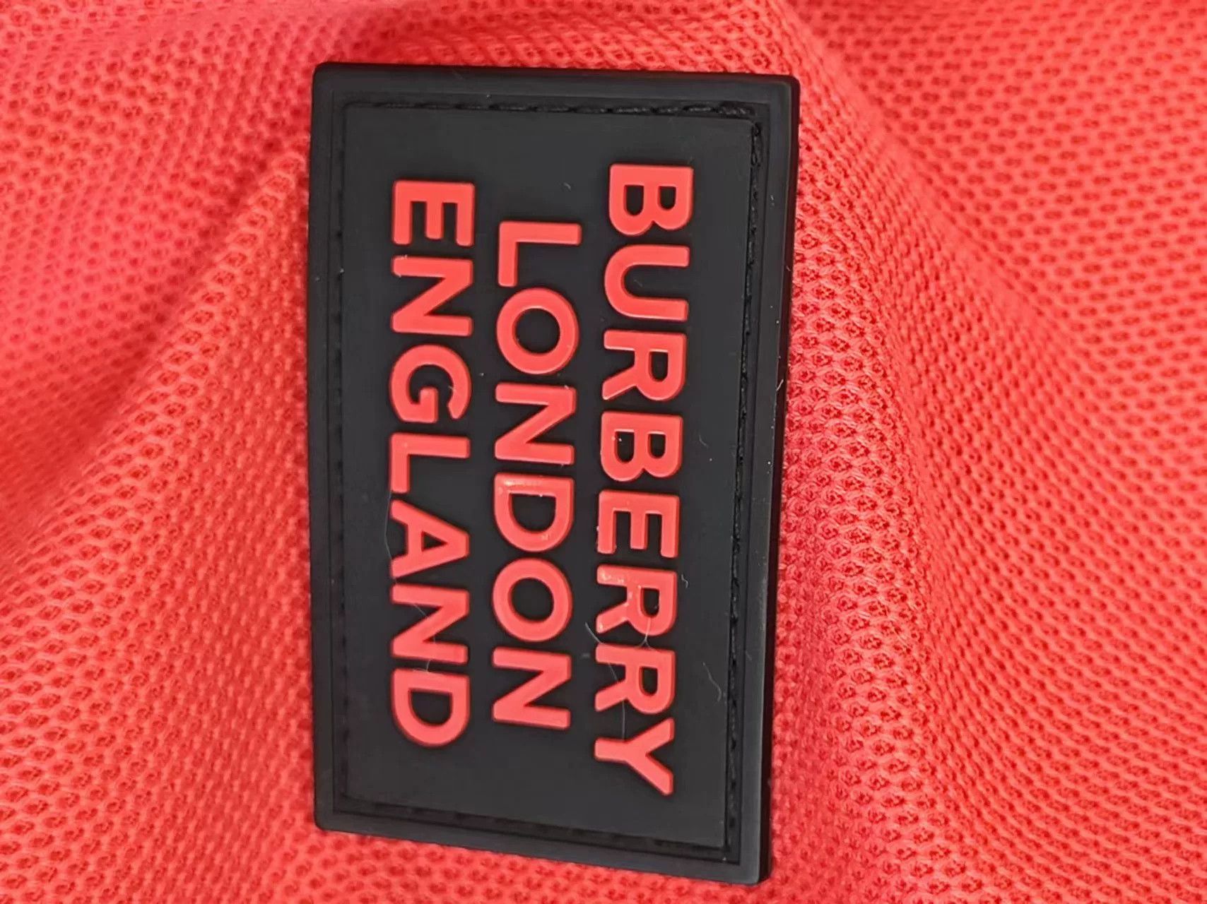 Burberry Burberry Red Polo Shirt Size 180 Size US M / EU 48-50 / 2 - 6 Thumbnail
