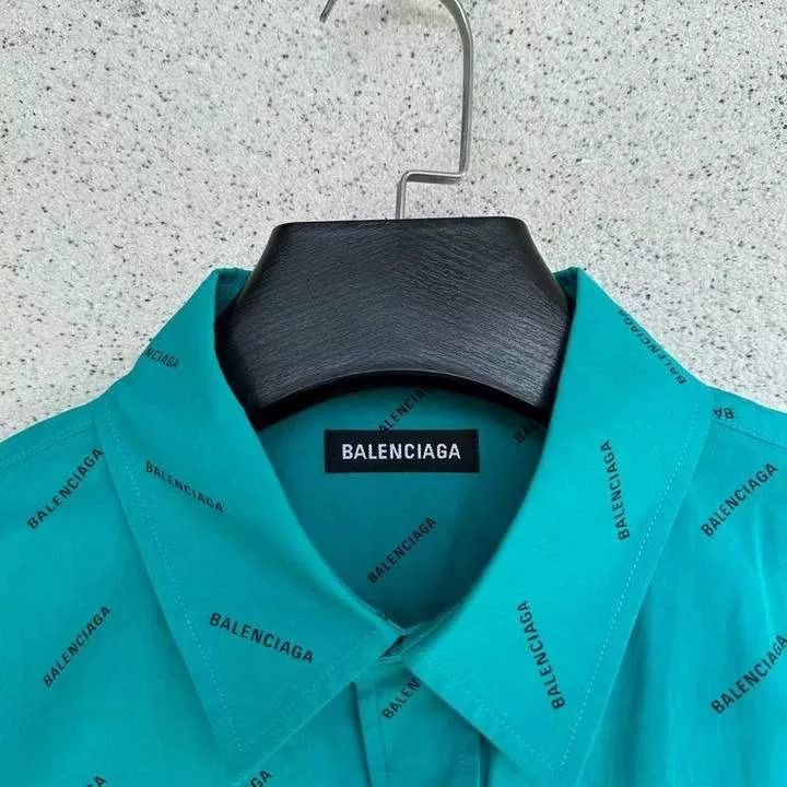 Balenciaga Balenciaga Logo Print Shirt Size US M / EU 48-50 / 2 - 2 Thumbnail