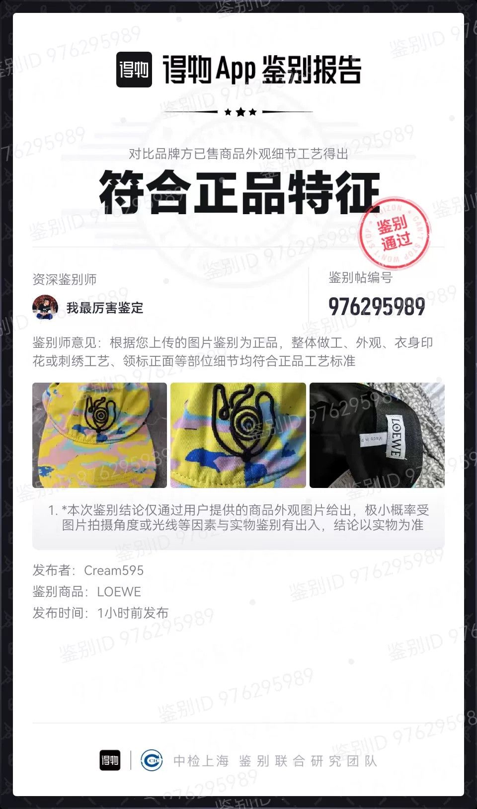 Loewe LOEWE Wang Yibo Limited Beach Cap Size ONE SIZE - 8 Thumbnail