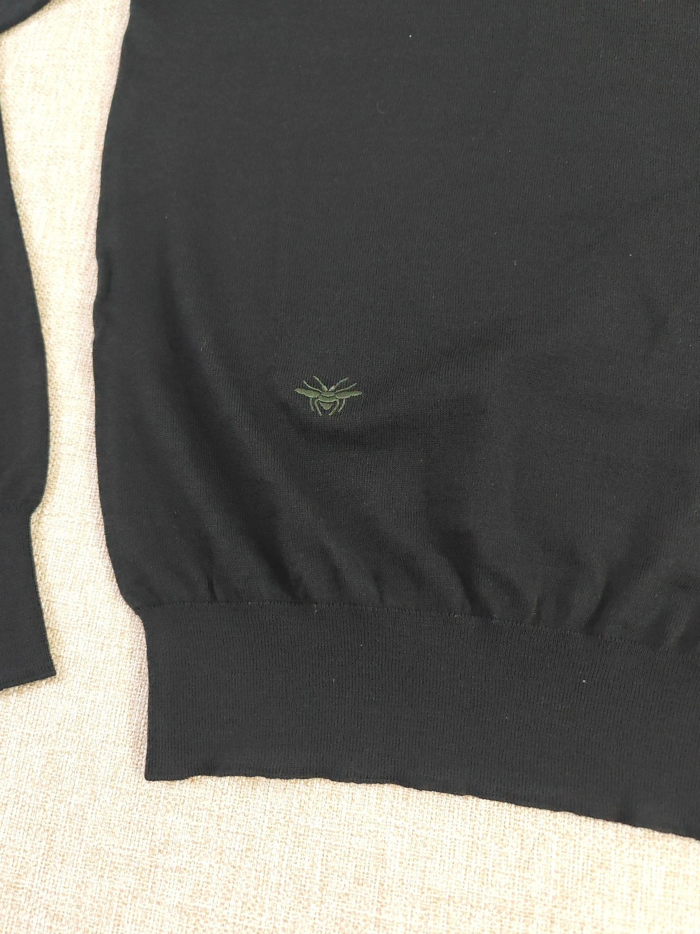 Dior Dior Men's Wool Bee Embroidered Sweater Size US M / EU 48-50 / 2 - 6 Thumbnail