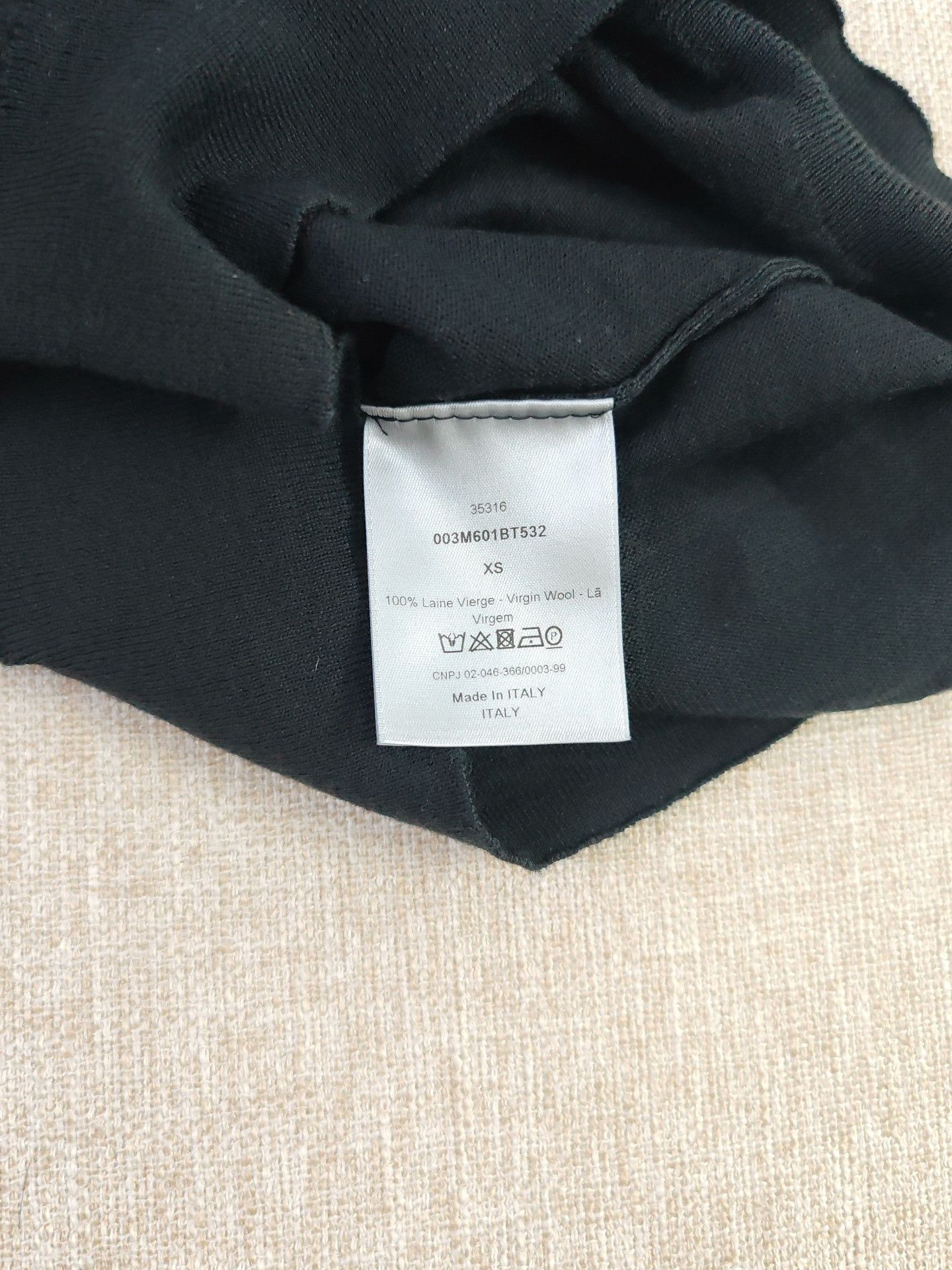 Dior Dior Men's Wool Bee Embroidered Sweater Size US M / EU 48-50 / 2 - 4 Thumbnail