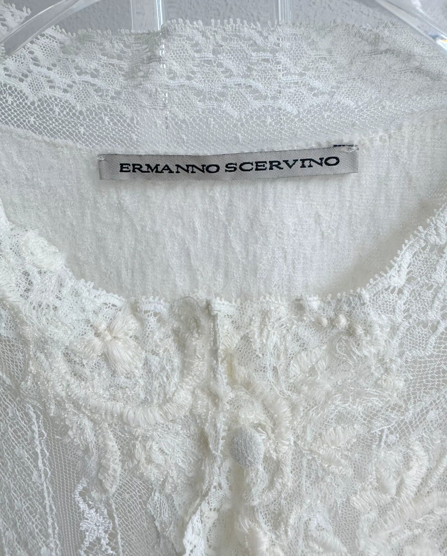 Ermanno Scervino Ermanno Scervino Floral Lace Short-Sleeve Size S / US 4 / IT 40 - 5 Thumbnail