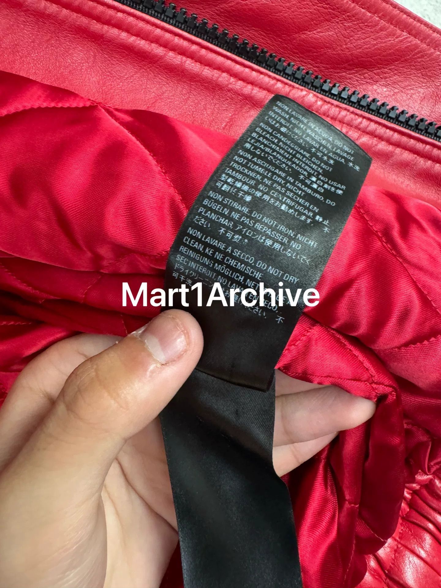 Balenciaga Balenciaga 19FW Akira Red Leather Jacket Size US M / EU 48-50 / 2 - 9 Thumbnail