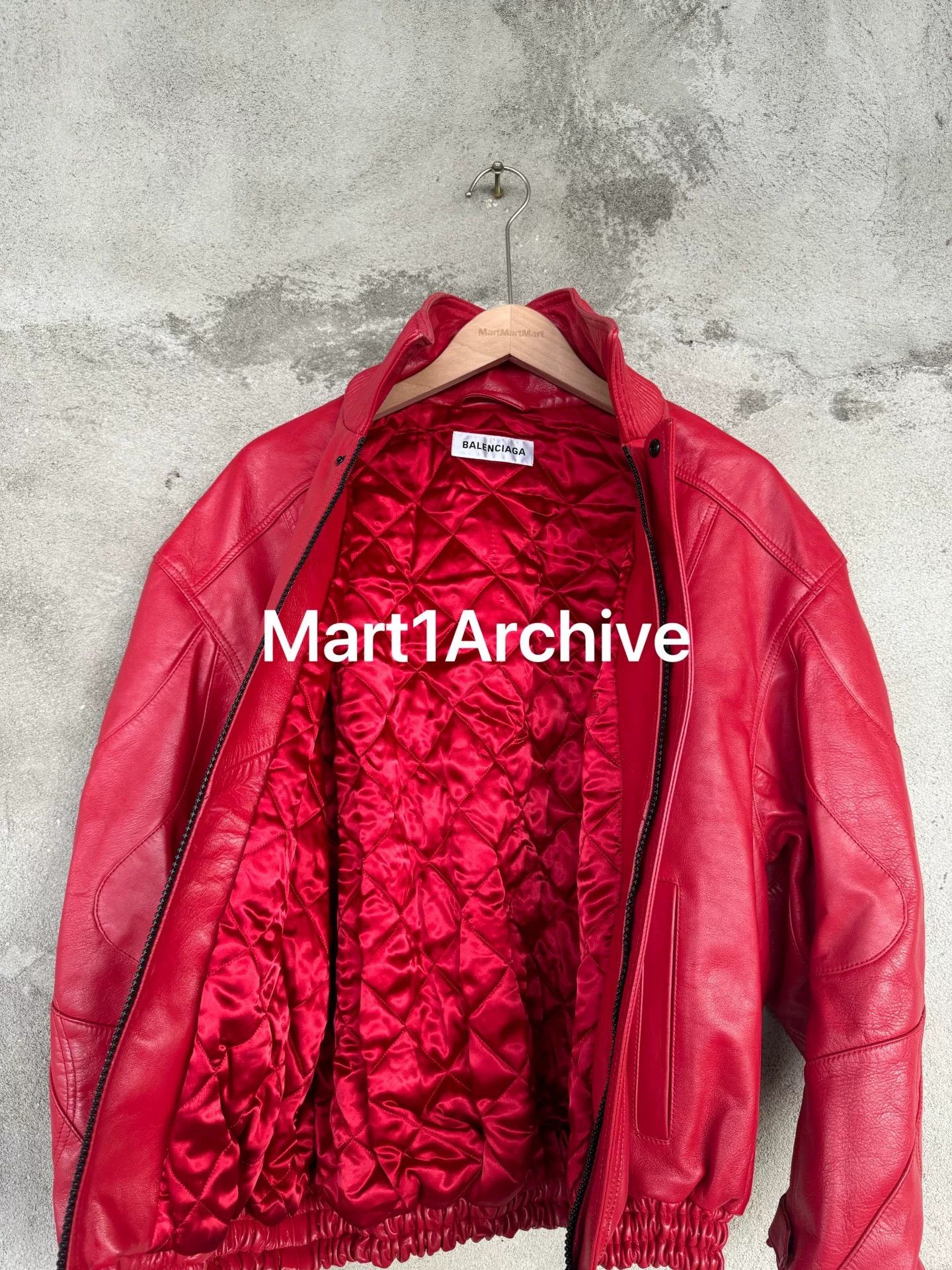 Balenciaga Balenciaga 19FW Akira Red Leather Jacket Size US M / EU 48-50 / 2 - 6 Thumbnail