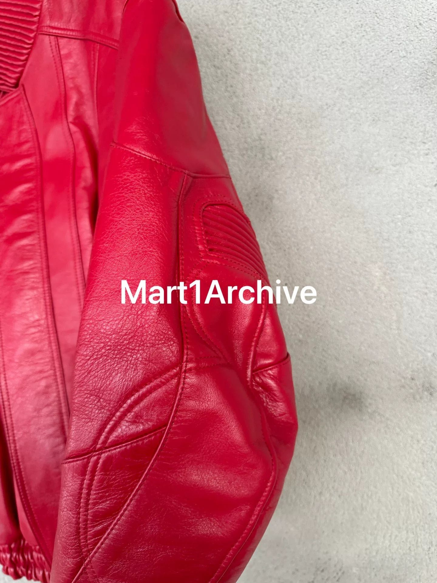 Balenciaga Balenciaga 19FW Akira Red Leather Jacket Size US M / EU 48-50 / 2 - 4 Thumbnail