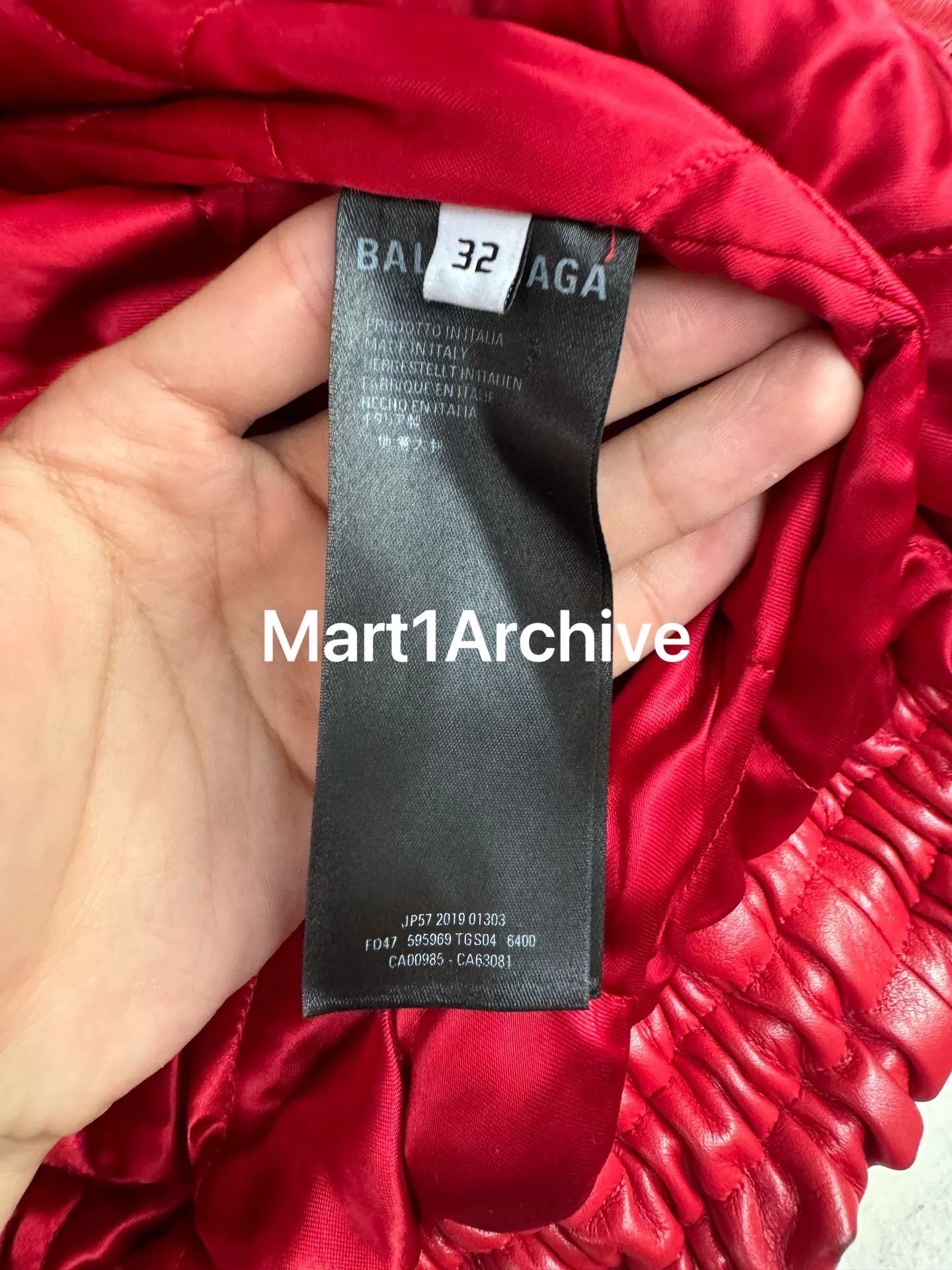 Balenciaga Balenciaga 19FW Akira Red Leather Jacket Size US M / EU 48-50 / 2 - 8 Thumbnail