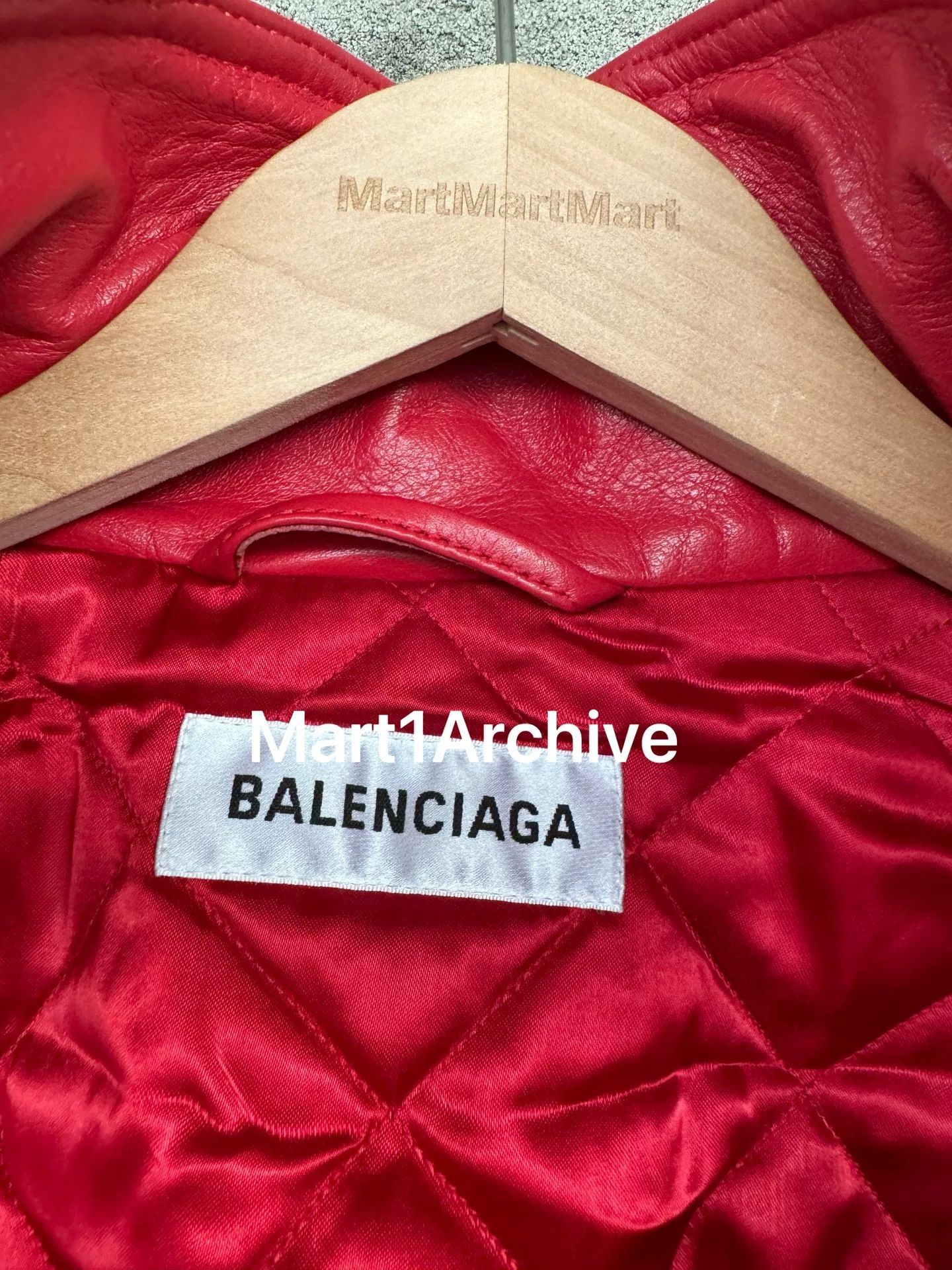 Balenciaga Balenciaga 19FW Akira Red Leather Jacket Size US M / EU 48-50 / 2 - 7 Thumbnail
