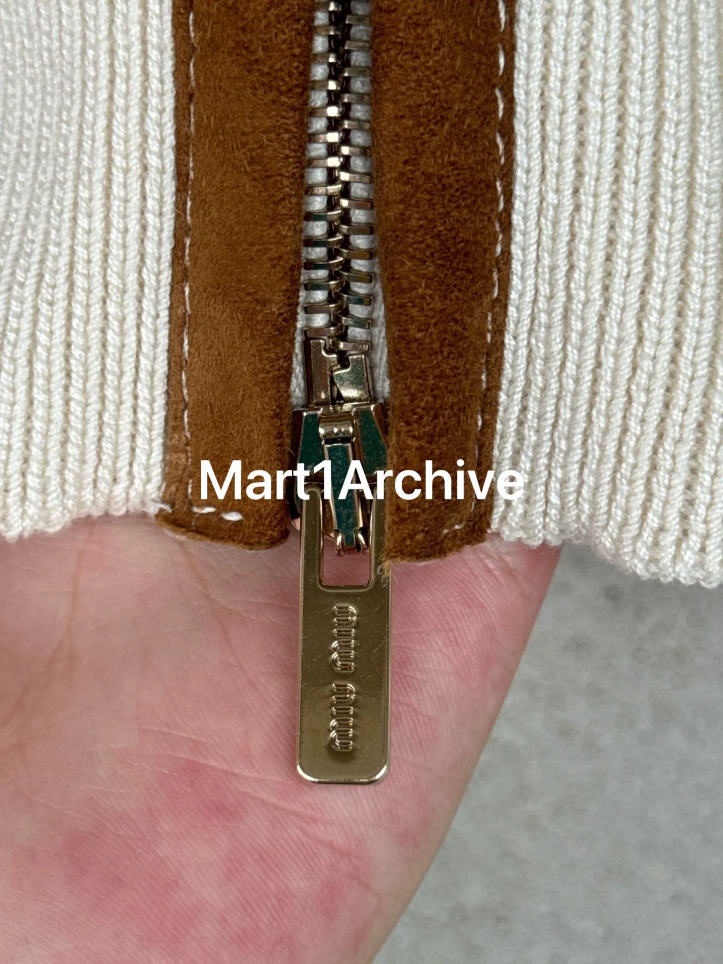 Miu Miu MiuMiu 25SS Crochet Leather Panel Cardigan Size M / US 6-8 / IT 42-44 - 6 Thumbnail