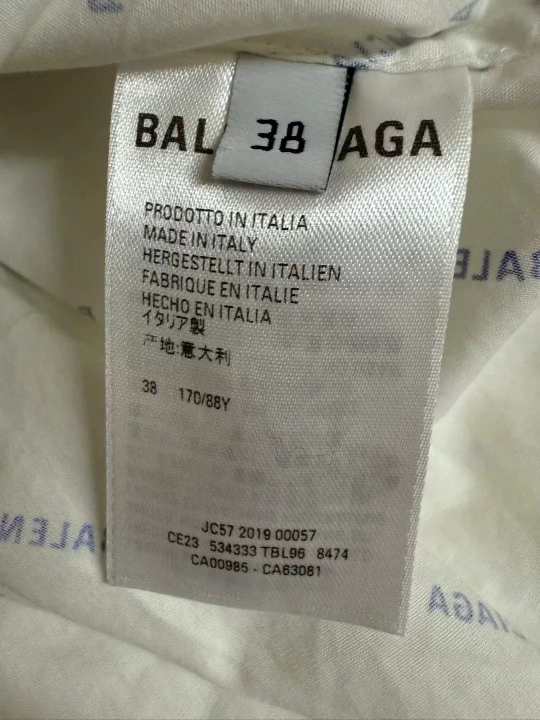 Balenciaga Balenciaga Logo Print Shirt Size 38 Size US XXS / EU 40 - 4 Thumbnail