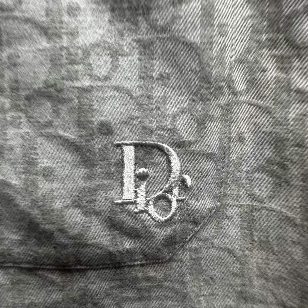 Dior Dior Gray Half-Zip All-Over Print Shirt Size US M / EU 48-50 / 2 - 3 Thumbnail