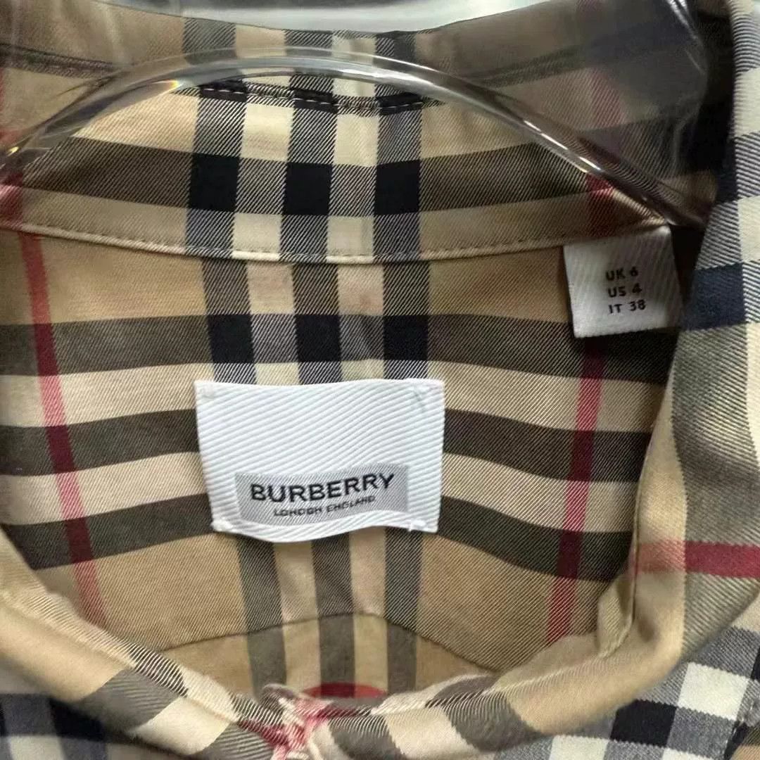 Burberry Burberry Check Shirt UK4 Size XXS / US 00 / IT 34 - 2 Thumbnail