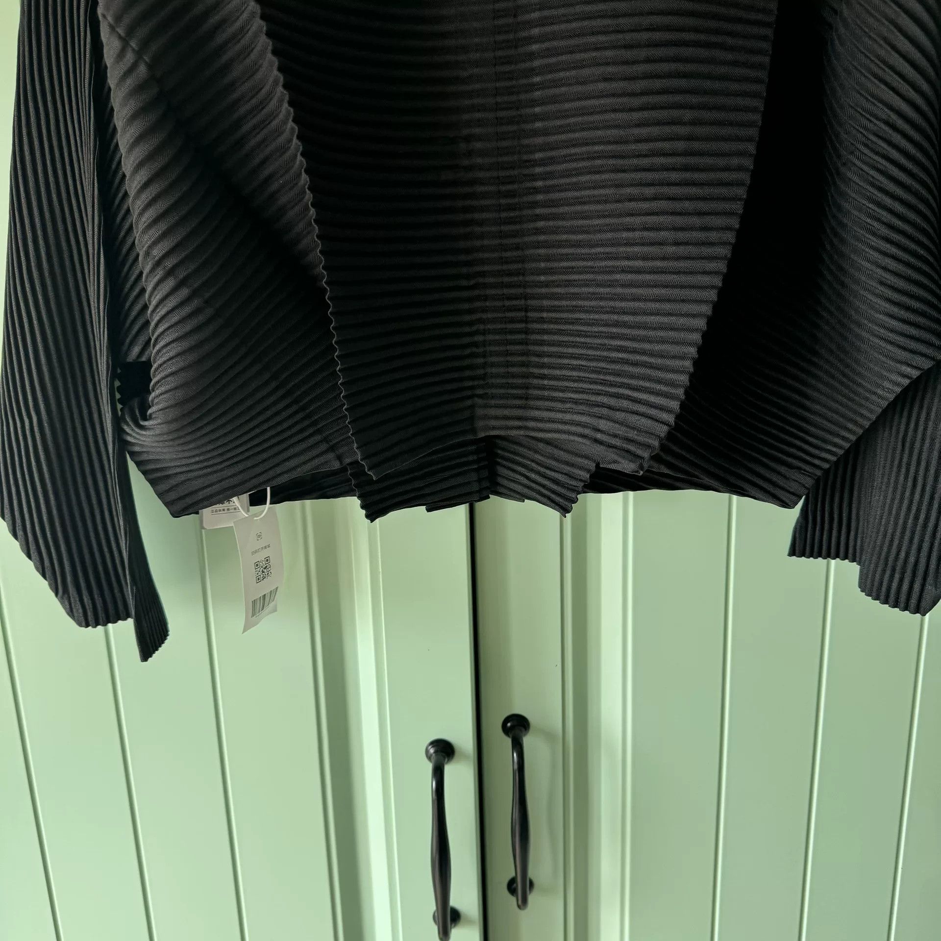 Issey Miyake ISSEY MIYAKE Black Pleated Coat Size M / US 6-8 / IT 42-44 - 7 Thumbnail