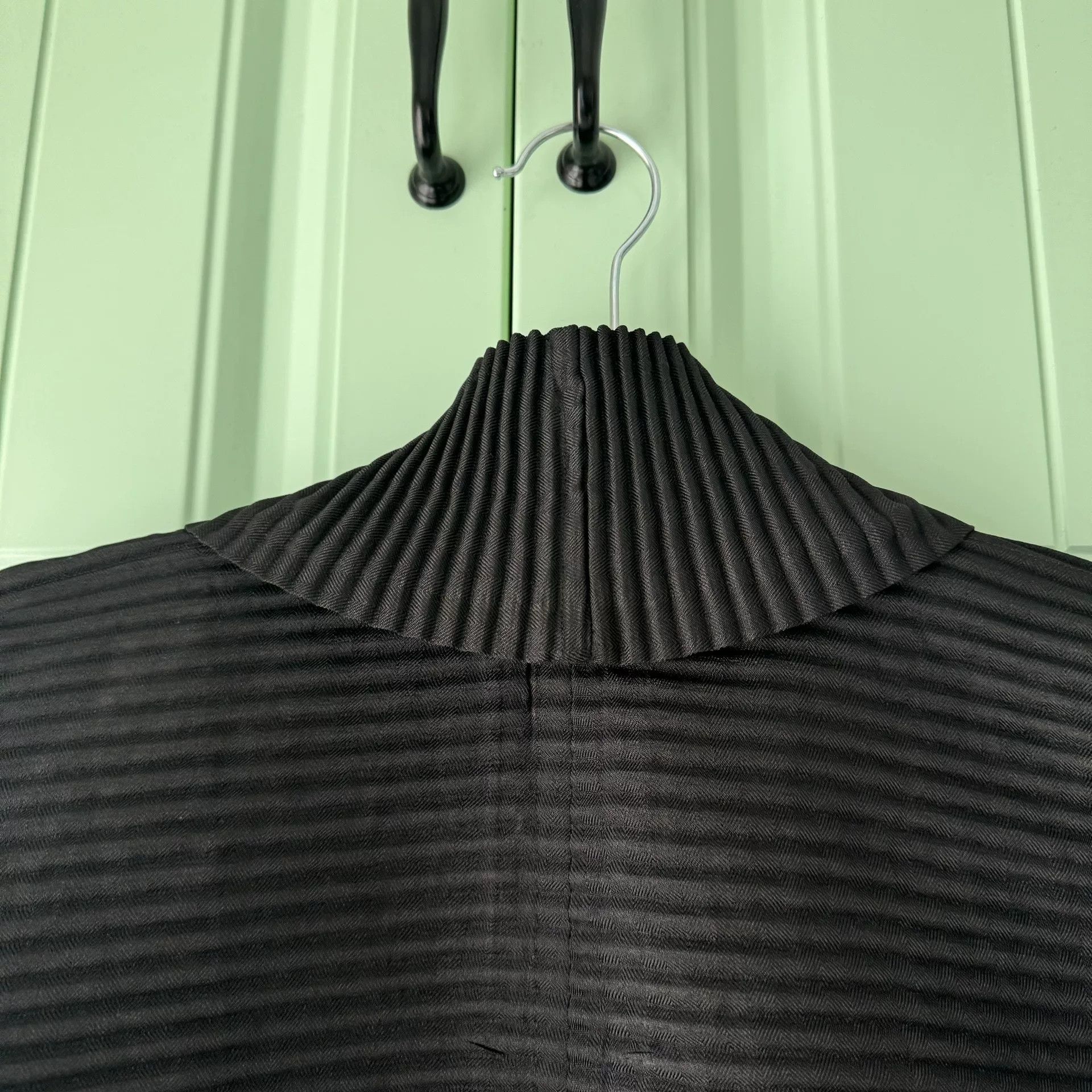 Issey Miyake ISSEY MIYAKE Black Pleated Coat Size M / US 6-8 / IT 42-44 - 6 Thumbnail