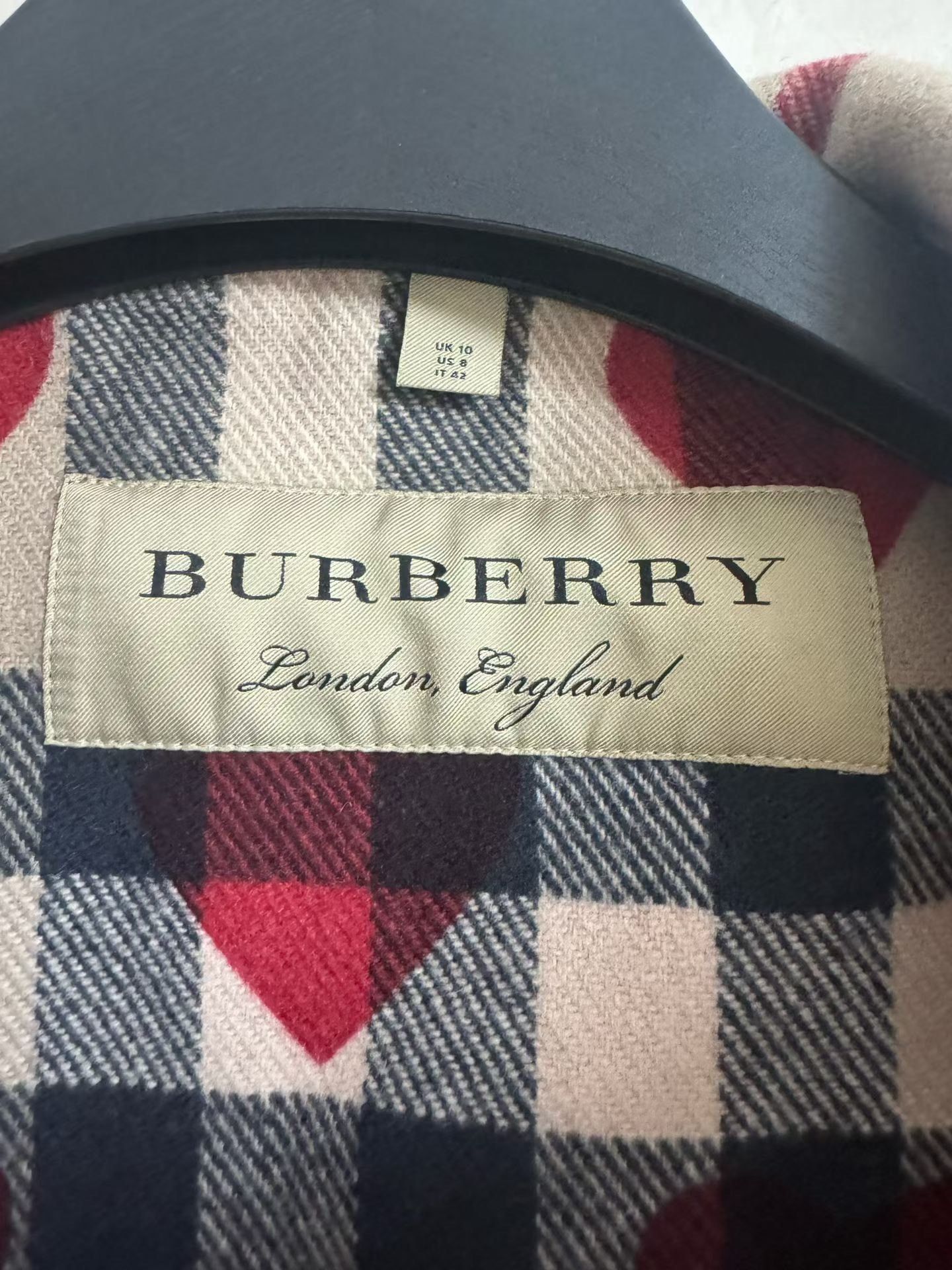 Burberry Burberry Red Toggle Hooded Coat Size M / US 6-8 / IT 42-44 - 3 Thumbnail